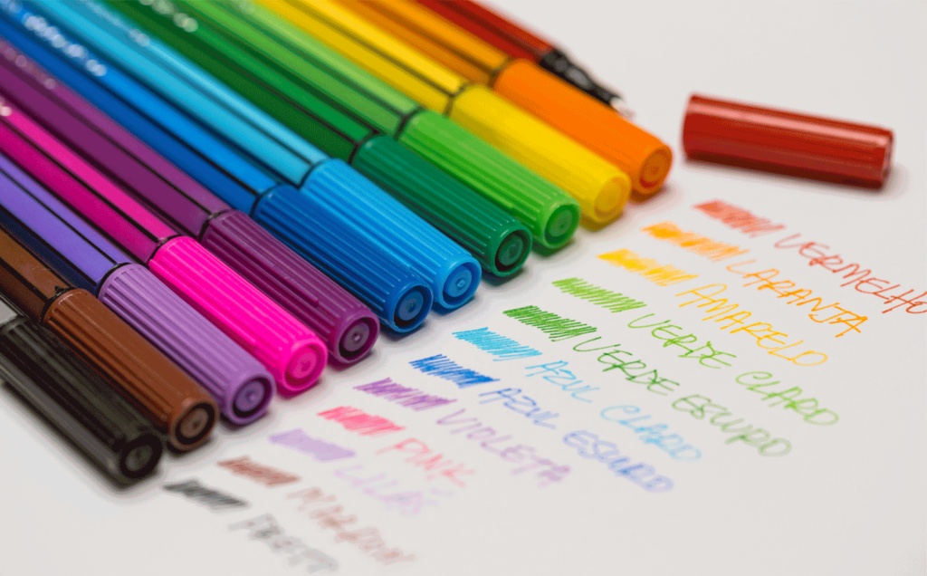 Como Usar Canetas Coloridas para Organização e Criatividade