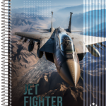 Air Attack – Caderno Universitário 15 matérias - Capa B