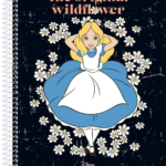 Alice In Wonderland – Caderno Universitário 1 matéria - Capa C
