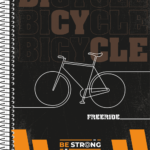 Be Strong – Caderno Universitário 15 matérias - Capa D