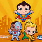 DC Super Friends – Caderno Cartografia e Desenho Espiral - Capa A