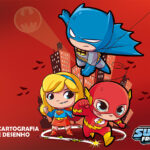 DC Super Friends – Caderno Cartografia e Desenho Espiral - Capa D