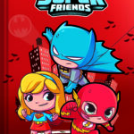 DC Super Friends – Caderno Brochura Costurado 1/4 - Capa C