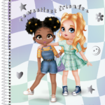 Debby – Caderno CD Espiral 1/4 - Capa B