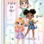 Debby – Caderno CD Espiral 1/4 - Capa D
