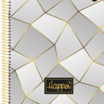 Happen – Caderno Universitário 10 matérias - Capa D