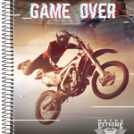 Motos Extreme – Caderno CD Espiral 1/4 - Capa B