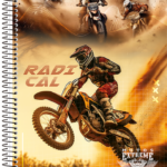 Motos Extreme – Caderno CD Espiral 1/4 - Capa C