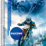 Motos Extreme – Caderno CD Espiral 1/4 - Capa D