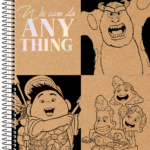 Pixar – Caderno Universitário 1 matéria - Capa C