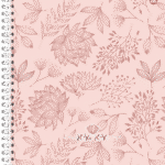 Rosa Rose  – Bloco CD 80 Folhas - Vertical - Capa A