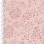 Rosa Rose – Caderno Universitário 10 matérias - Capa A