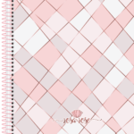 Rosa Rose – Caderno Universitário 10 matérias - Capa C
