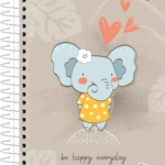 So Cute – Caderno CD Espiral 1/4 - Capa D