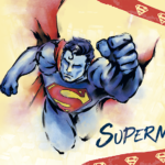 Superman – Caderno Cartografia e Desenho Espiral - Capa D