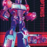 Transformers – Caderno Brochura 1/4 – 80 folhas - Capa B