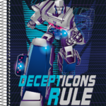 Transformers – Caderno Universitário 10 matérias - Capa C