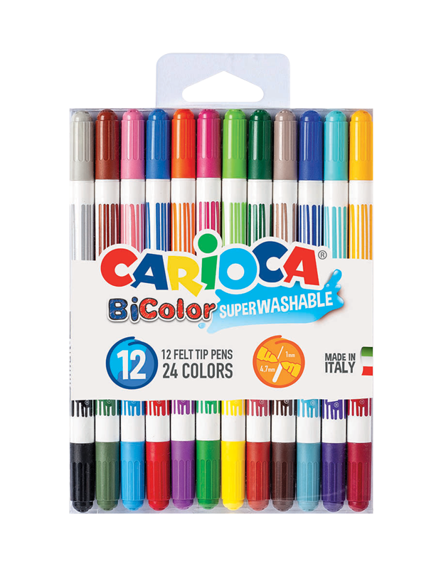 42265_CARIOCA_Bicolor-Felt-tip-pens_Box_12-pcs