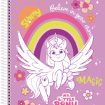 My Little Pony - Caderno Colegial CD - 10 matérias - Capa D