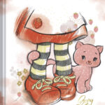 Moranguinho  – Caderno Colegial Costurado CD - 160 Folhas - Capa C