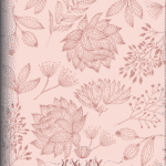 Rosa Rose  – Caderno Costurado Duplex -  32 Folhas - Capa B